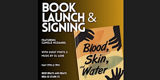 Primaire afbeelding van Blood, Skin, and Water Book Launch & Signing