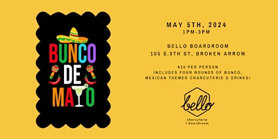 Imagem principal do evento Bunco de Mayo @ Bello Boardroom
