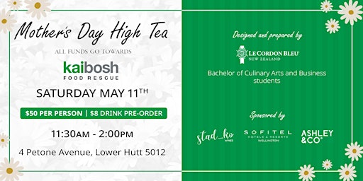 Hauptbild für Mother's Day High Tea | Kaibosh Fundraiser