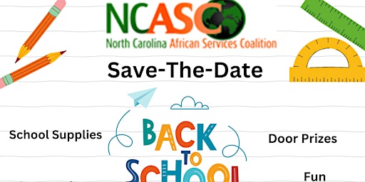 Hauptbild für 2024 NCASC Back To School Event