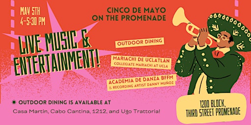 Imagem principal do evento ¡Cinco de Mayo on the Promenade!