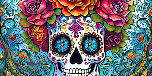 Primaire afbeelding van Cinco de Mayo Sugar Skull Paint and Sip in Northside Cincinnati