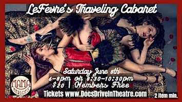 Le Fevre's Traveling Cabaret at the Speakeasy primary image