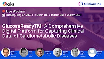 Hauptbild für GlucoseReadyTM: A Comprehensive Digital Platform for Capturing Clinical Data of Cardiometabolic Diseases
