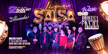 LIVE SALSA NIGHT WITH ORQUESTA K'CHE