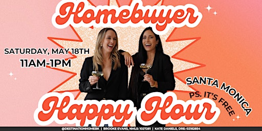 Primaire afbeelding van FREE Homebuying Happy Hour by Destination Home