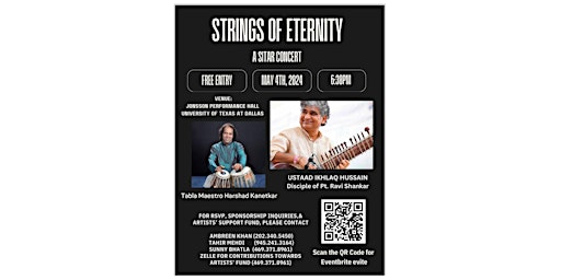 STRINGS OF ETERNITY - A Sitar Concert primary image