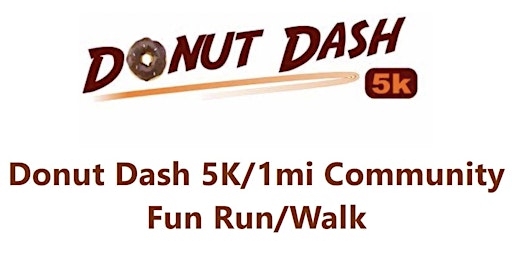 Image principale de Donut Dash 5K/1mi Community Fun Run/Walk