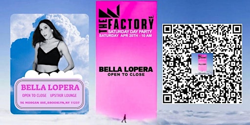 DJ BELLA LOPERA AT THE FACTORY AFTERHOURS SATURDAY DAY PARTY EDITION primary image