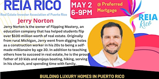 Imagem principal do evento Real Estate Investors Association of Puerto Rico - REIA Rico