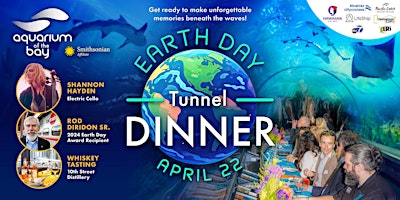 Image principale de Earth Day Tunnel Dinner - Aquarium of the Bay