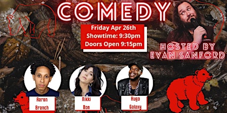 FRIDAY STANDUP COMEDY SHOW: BIG AND HAIRY SHOW @THE HOLLYWOOD COMEDY