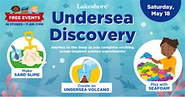 Imagem principal de Free Kids Event: Lakeshore's Undersea Discovery (East Brunswick)