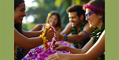 Imagem principal do evento Art Encounters presents Workshops with Wine: Lei Making