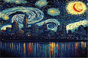 Immagine principale di Cincinnati Starry Night Paint and Sip in Northside Cincinnati 