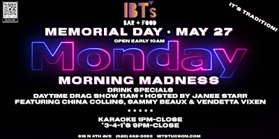 Primaire afbeelding van IBT’s Monday Morning Madness • Memorial Day • Hosted by Janee Starr