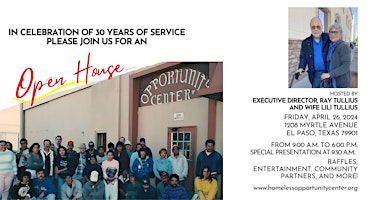 Open House - A celebration of 30 years of service and compassion! primary image