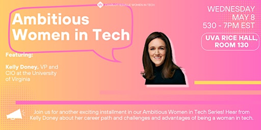 Primaire afbeelding van Ambitious Women in Tech Series