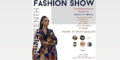 Juneteenth fashion show primary image