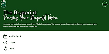 The Blueprint: Pursuing Your Nonprofit Vision