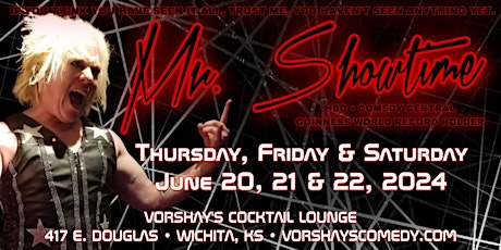 Mr. Showtime live at Vorshay's!