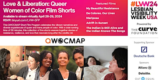 Imagem principal do evento Love & Liberation: Queer Women of Color Film Shorts