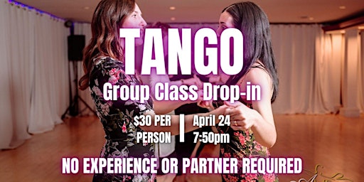 Primaire afbeelding van TANGO Group Class Drop-in