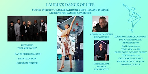 Imagem principal do evento Laurie's Dance of Life