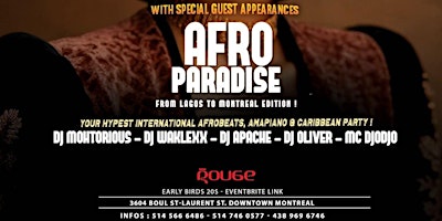 AFRO PARADISE ( MTL TO LAGOS ) primary image