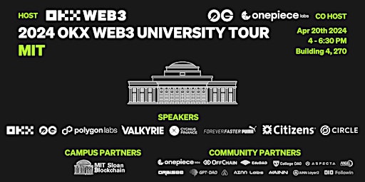 OKX Web3 University Tour - MIT primary image