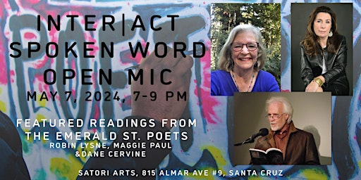 Imagem principal do evento Inter|Act Spoken Word Open Mic: Featuring Emerald St. Poets