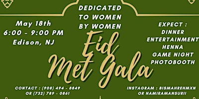 Imagem principal do evento Eid Met Gala