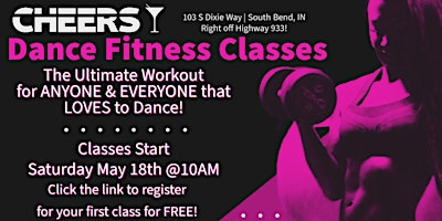 Imagem principal do evento Dance Fitness Classes! First Class FREE!