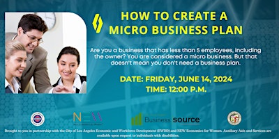 How to Create a Micro Business Plan primary image