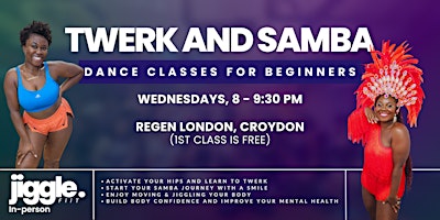 Twerk & Samba classes in Croydon for Beginners primary image