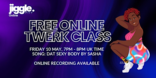 FREE Online twerk class for  beginners and improvers primary image