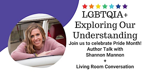 Imagem principal do evento LGBTQIA+ Exploring Our Understanding Author Talk & Living Room Conversation