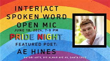 Inter|Act Spoken Word Open Mic PRIDE NIGHT Featuring AE Hines primary image