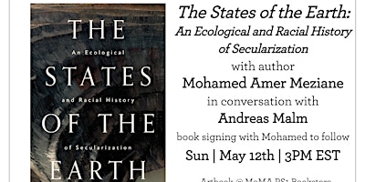 Imagem principal de Book Launch: Mohamed Amer Meziane. The States of the Earth