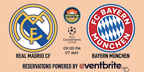 Imagen principal de Real Madrid v Bayern München | Champions League - Sports Pub La Latina