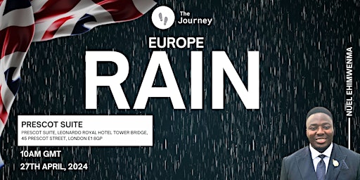 Europe Rain Conference, London primary image