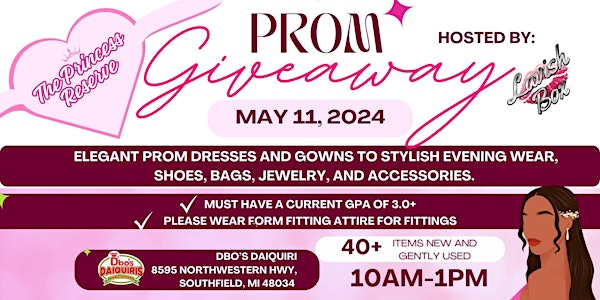 The Princess Reserve: A Free Prom Dress Event