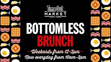 Bottomless Brunch at Time Out Market Everyday 10am-3pm !!!