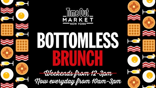 Bottomless Brunch at Time Out Market Everyday 10am-3pm !!!