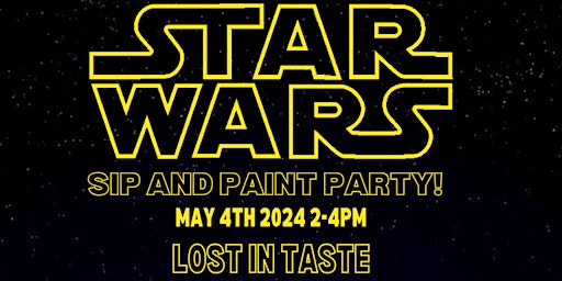 Imagen principal de May the 4th be with you- A Star Wars Paint Party!
