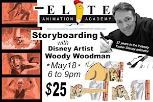 Imagem principal de Storyboarding Workshop with former Disney Animator Woody Woodman