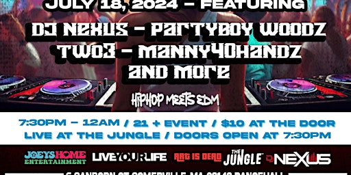 Immagine principale di Joey's Home Presents 'House Party - HipHop meets EDM Showcase" 