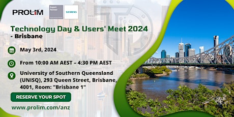 Technology Day and User Group Meet - Brisbane