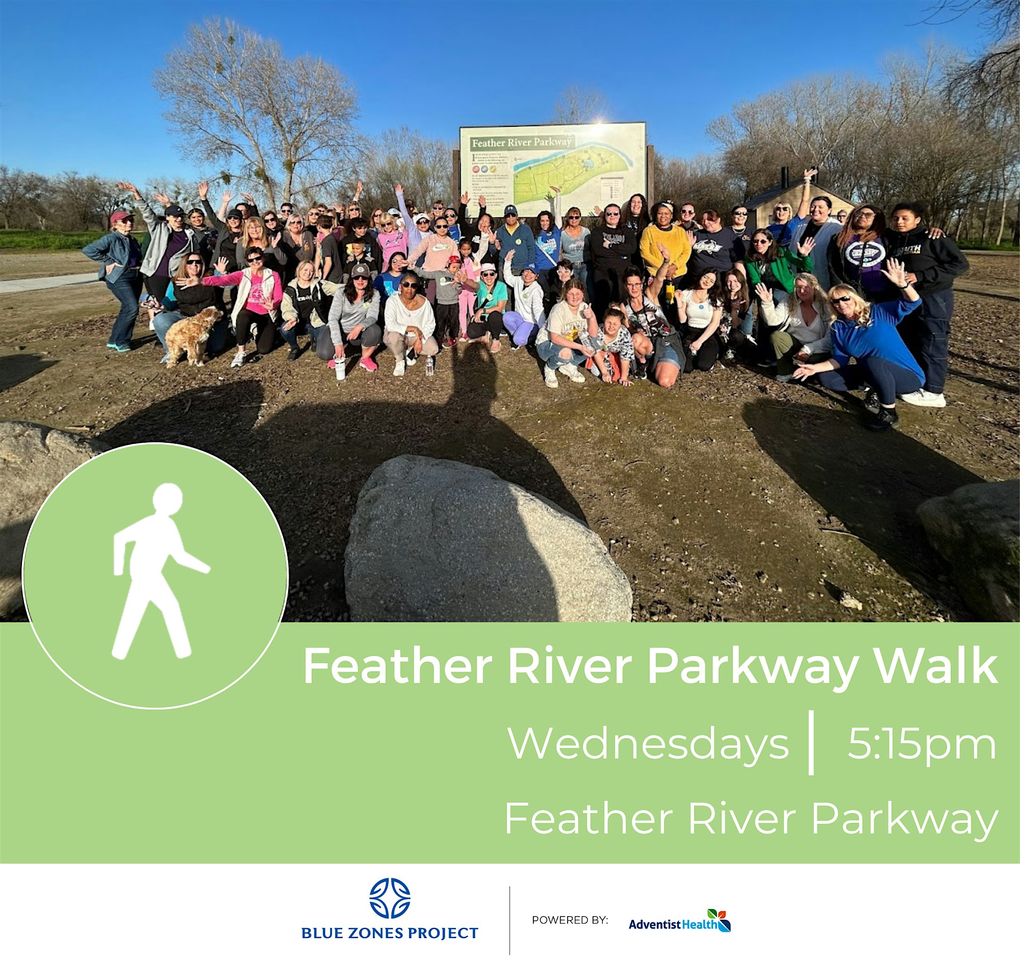 Blue Zones Project Walking Moai – Feather River Parkway