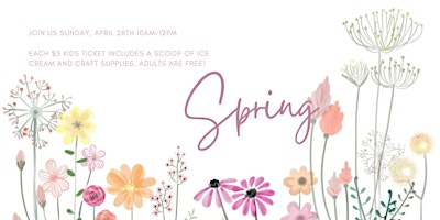 Imagen principal de Spring Ice Cream Social and Craft Day!
